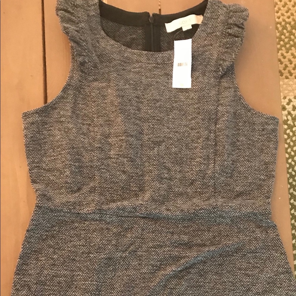 LOFT herringbone dress